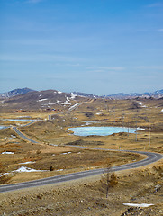 Image showing Road in Siberian landscape
