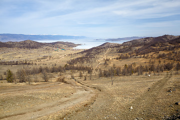 Image showing Road in Siberian landscape