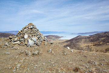 Image showing Stone mound