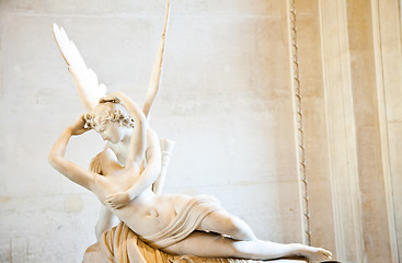 Image showing Psyche revived by Cupid kiss