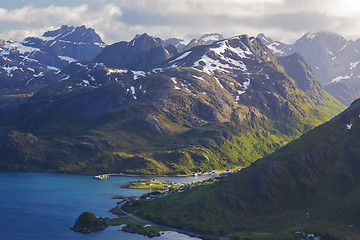 Image showing Norwegian fjords