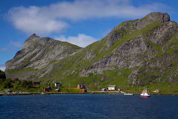 Image showing Norwegian village