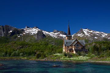 Image showing Lofoten cathedral