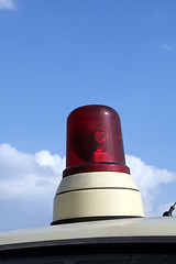 Image showing Ambulance light on a sky background