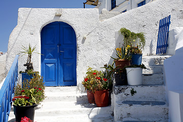 Image showing Santorini entrance