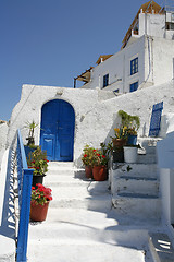 Image showing Santorini entrance