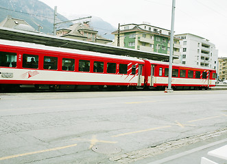 Image showing Brig railway station. Switzerland.