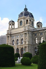 Image showing Kunsthistorisches (Natural history museum) Museum in Vienna, Aus