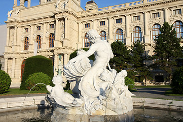 Image showing Kunsthistorisches (Natural history museum) Museum in Vienna, Aus