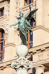 Image showing Beautiful sculpture near Natural History Museum in Vienna, Austr