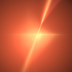Image showing Fractal Orange Star