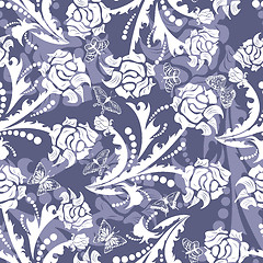 Image showing seamless floral pattern