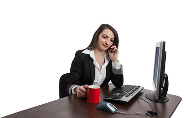 Image showing Businesswoman on the Phone