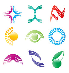 Image showing Bright logo vector collection