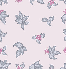 Image showing Cute flower vintage seamless background