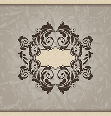 Image showing Revival ornamental card or invitation