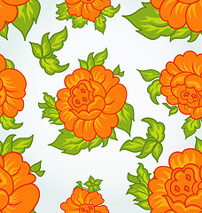 Image showing Cute flower seamless background