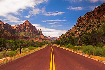 Image showing The empty road