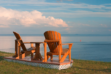 Image showing Two Lonely Chairs 