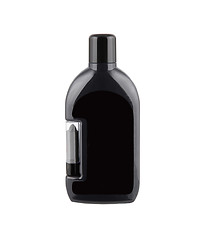 Image showing Cosmetic black bottle