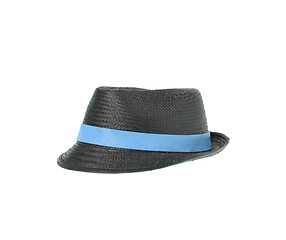 Image showing Gray and blue hat isolated on white