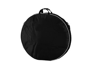 Image showing Black round bag