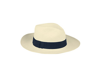 Image showing Summer panama straw hat