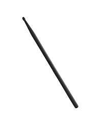 Image showing Black drumstick isolated on white