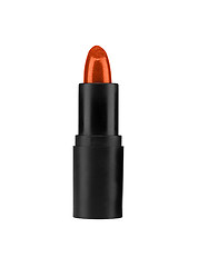 Image showing close up of a lipstick on white background