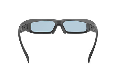 Image showing Grey glasses isolated on white