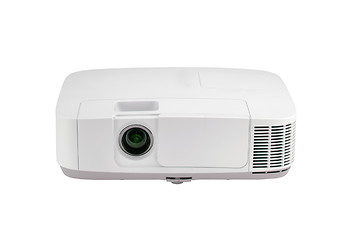Image showing Video projector isolated on white
