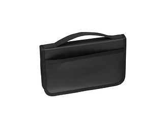 Image showing business bag briefcase black and chrome