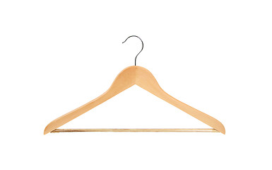 Image showing Coat hanger isolated on white