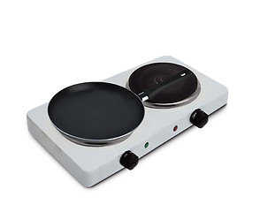 Image showing Electric stainless steel stove