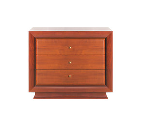 Image showing Wooden dresser isolated