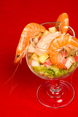 Image showing Shrimp cocktail