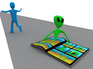 Image showing Alien Comic