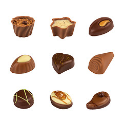 Image showing Mixed Chocolates