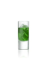 Image showing Mojito cocktail on white background