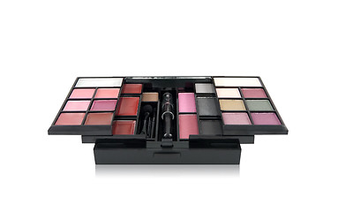 Image showing Make-up colorful eyeshadow palettes