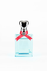 Image showing women's perfume in beautiful bottle isolated