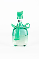 Image showing women's perfume in beautiful bottle isolated