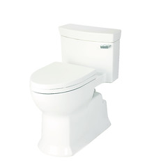 Image showing toilet bowl, photo on the white background