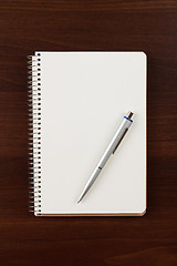 Image showing a pen and blank paper