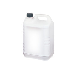 Image showing White plastic container