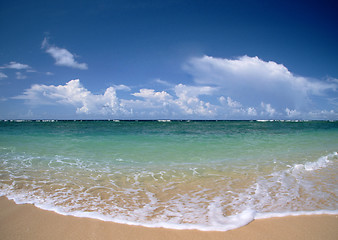 Image showing beach and sea