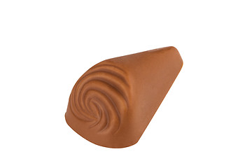 Image showing Chocolate sweet on a white background