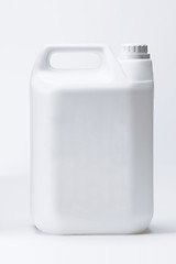 Image showing White plastic container
