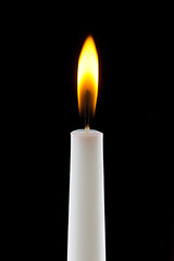Image showing burning candle