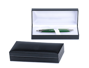 Image showing gift box.Pen inside.